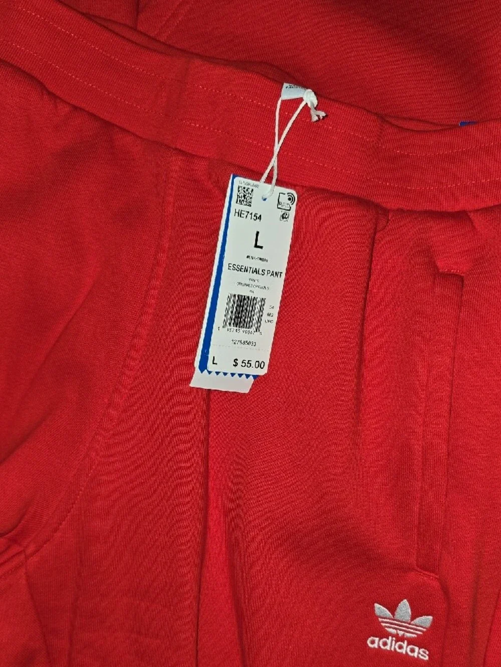 adidas Red Hooded Sweatshirt and Joggers Set - Picture 3 of 3